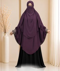 Instant ready hijab Red